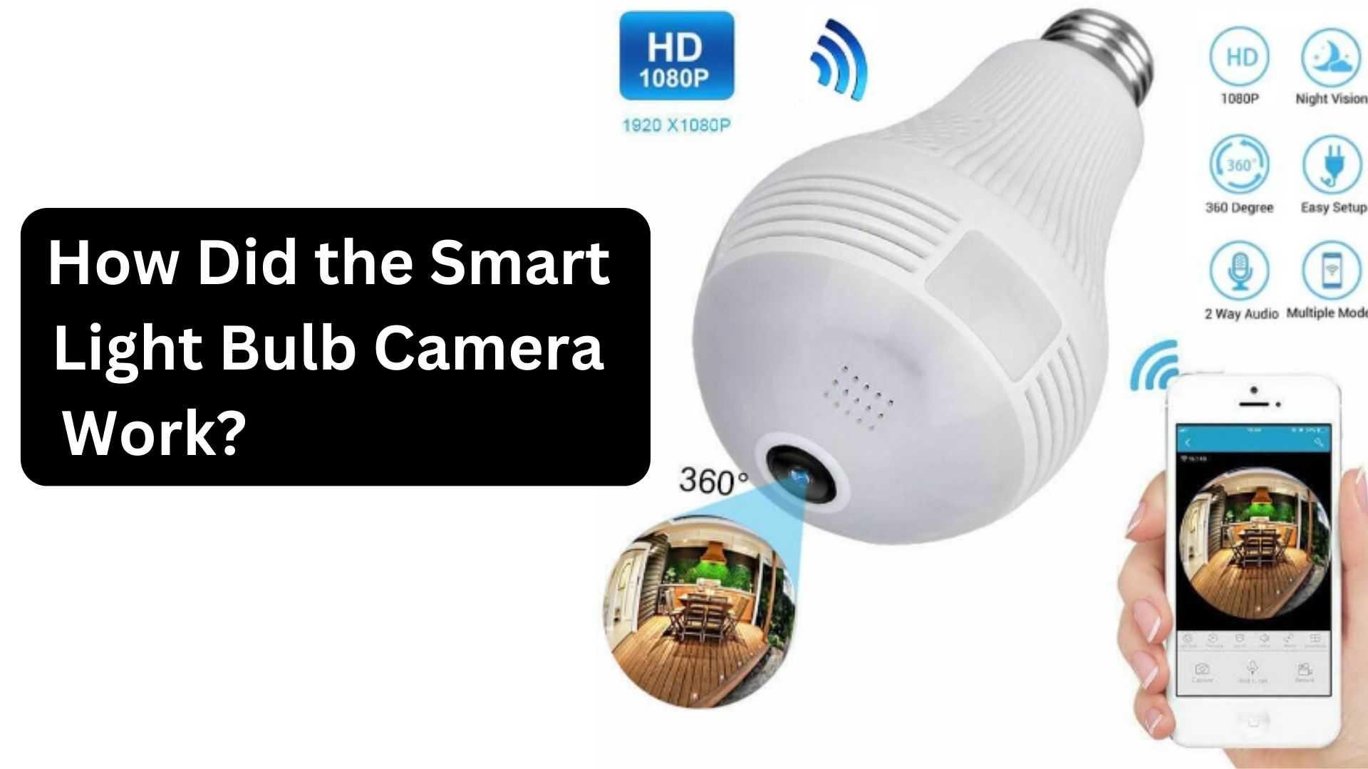 How Did the Smart Light Bulb Camera Work?