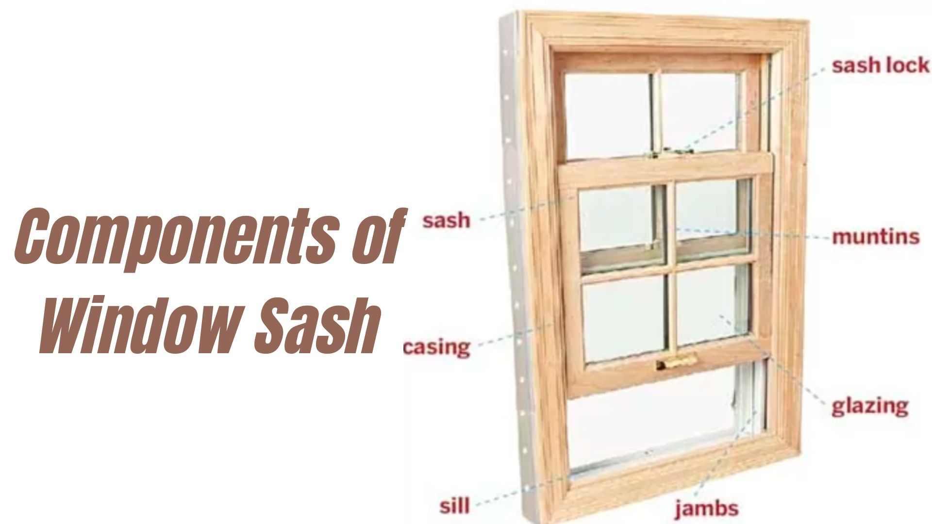 Components of Window Sash