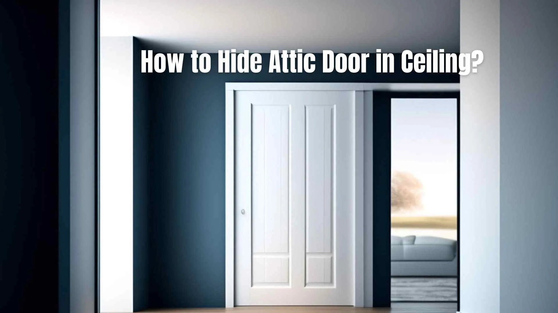 How to Hide Attic Door in Ceiling?